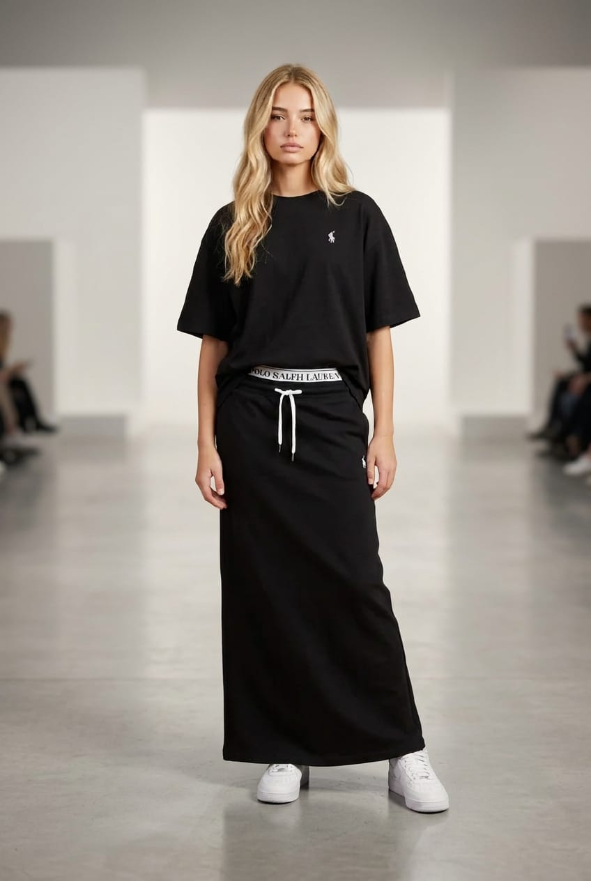 חליפת Kerem צבע שחור סט נשים אלגנטי יומי