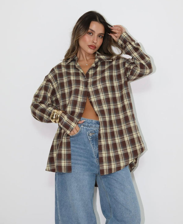 חולצת משבצות EVE