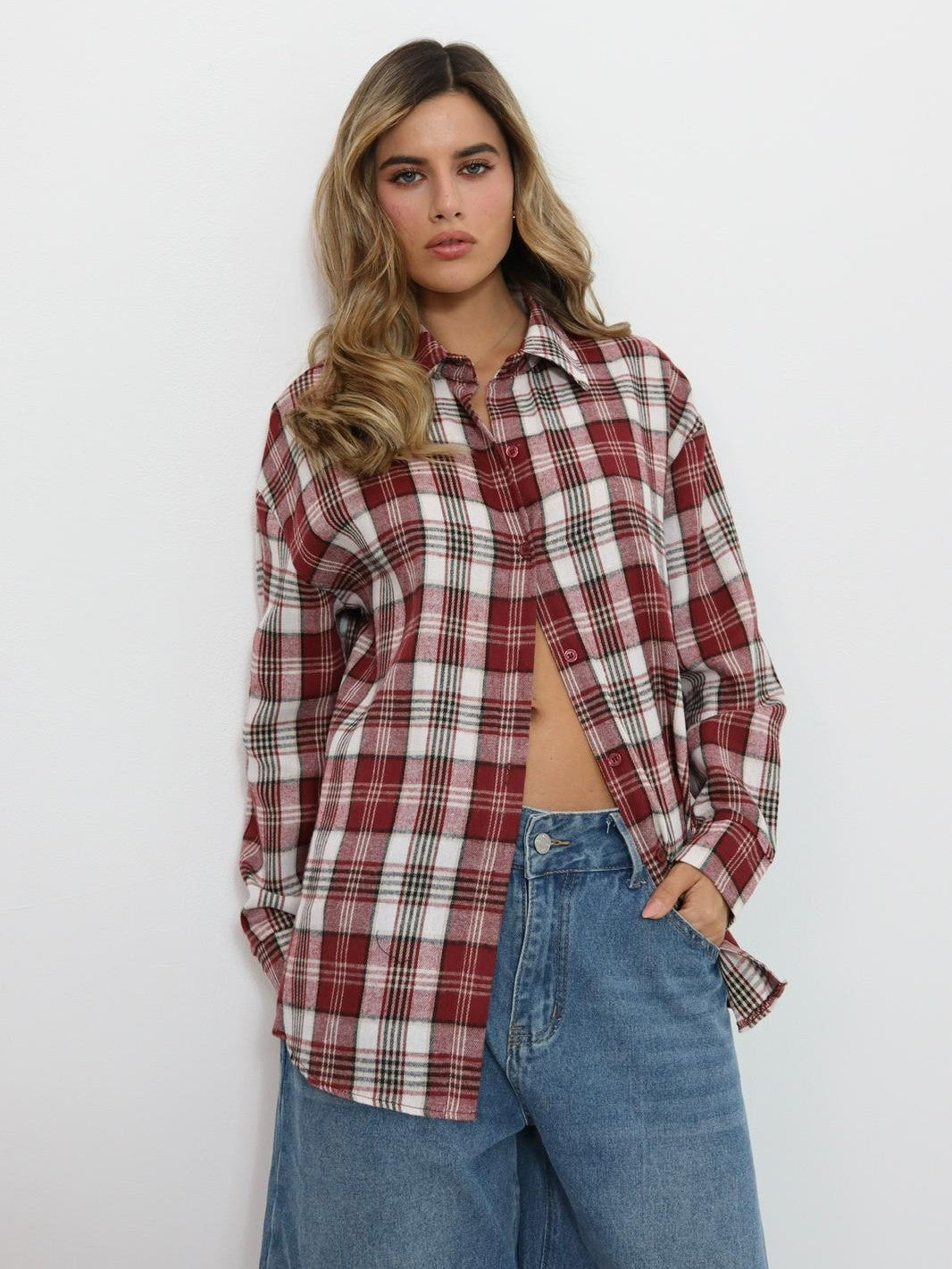 חולצת משבצות Eve