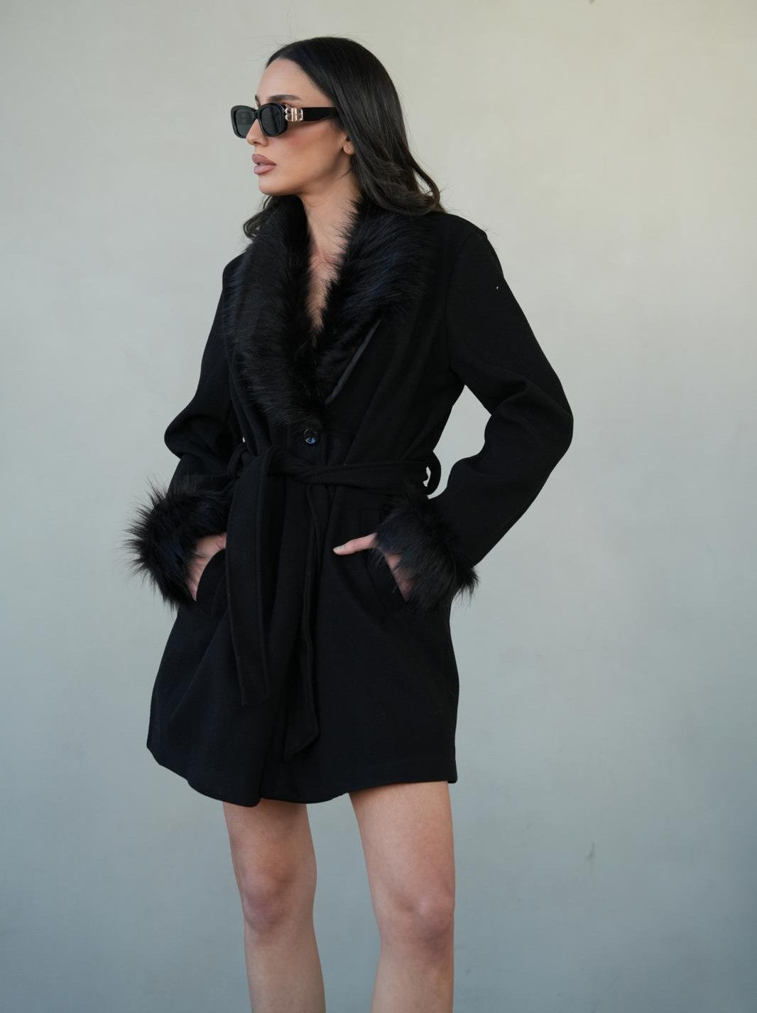 ג'קט צמר פרווה Peri