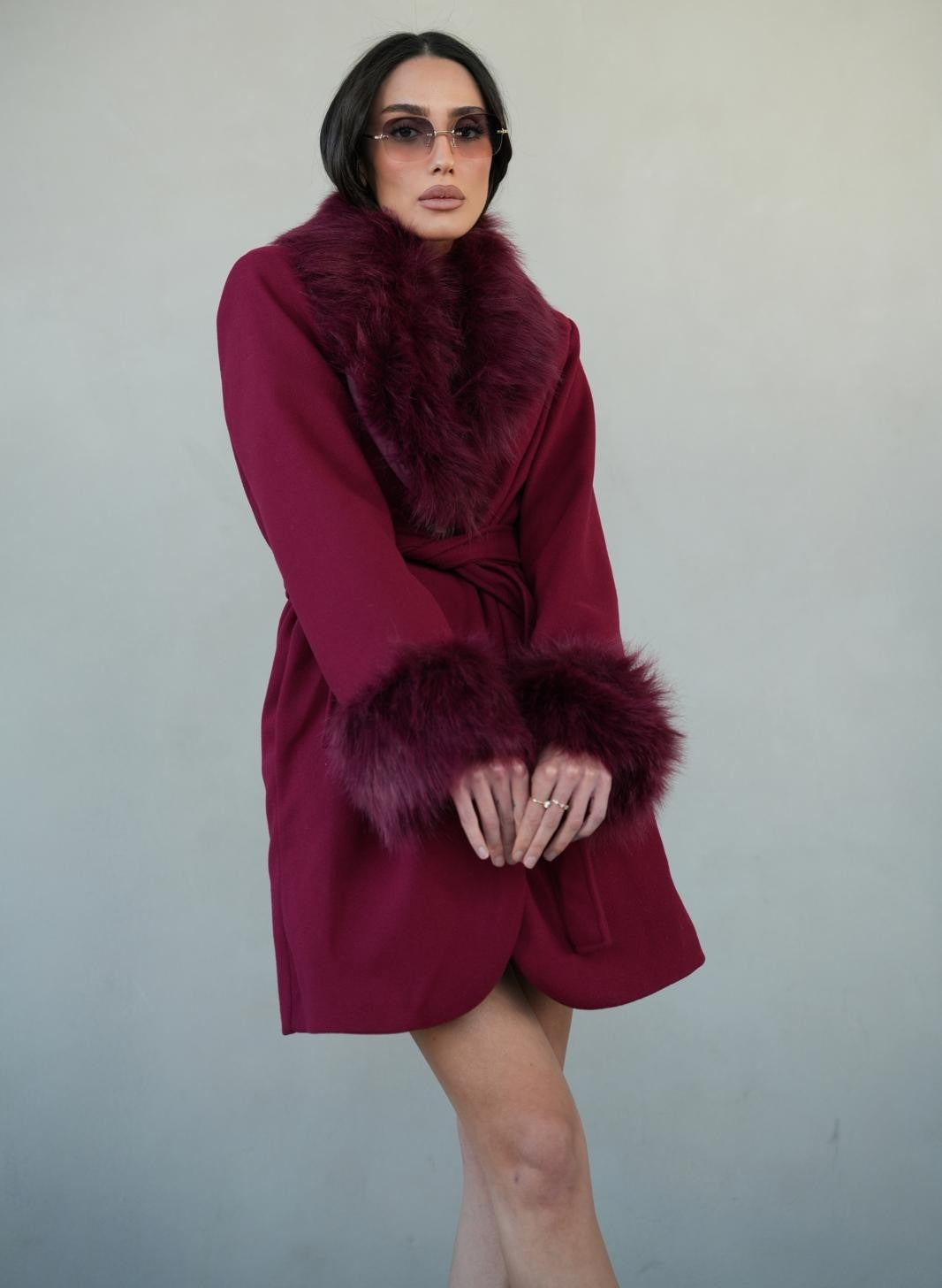 ג'קט צמר פרווה Peri