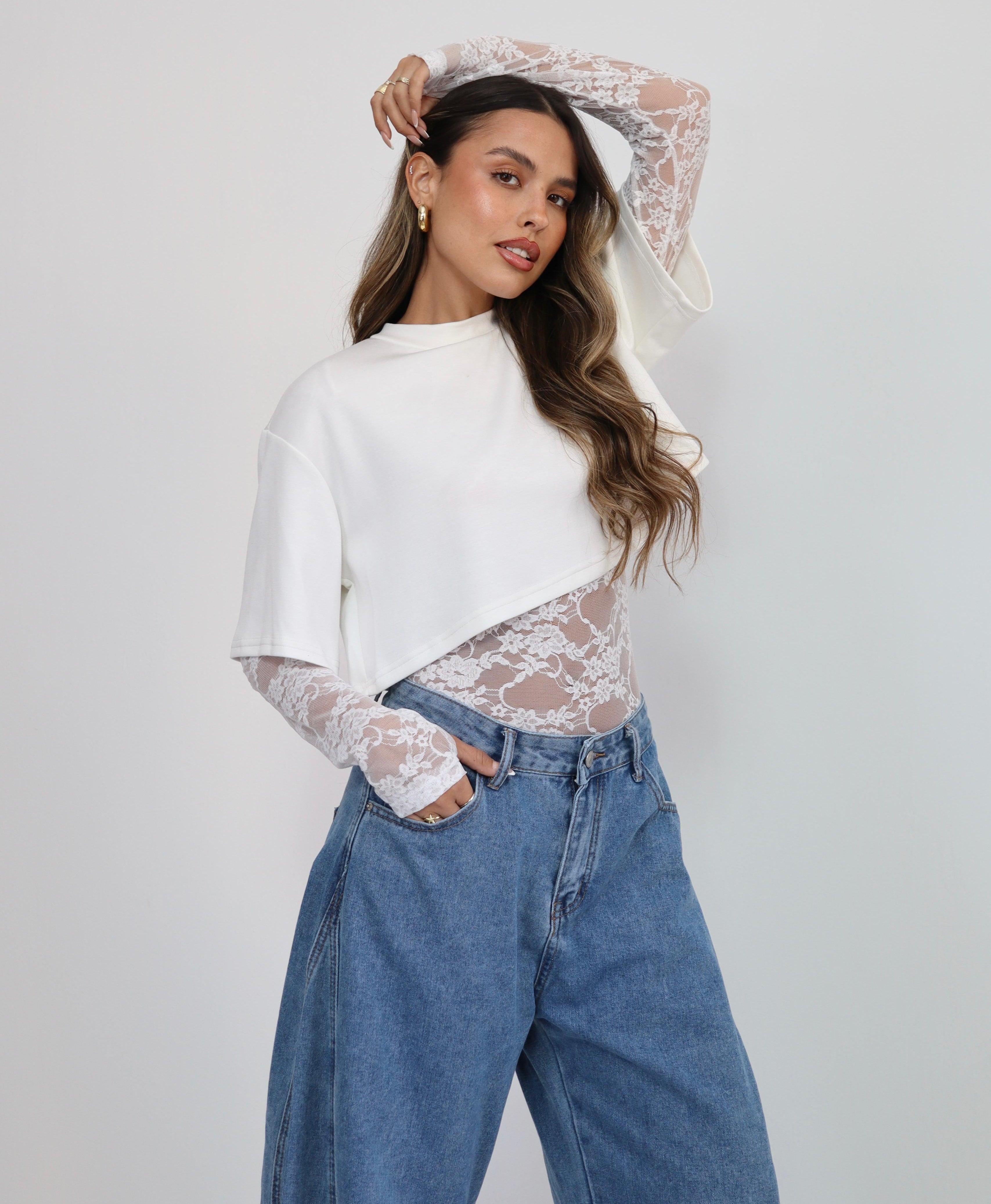 בגד גוף Rif תחרה