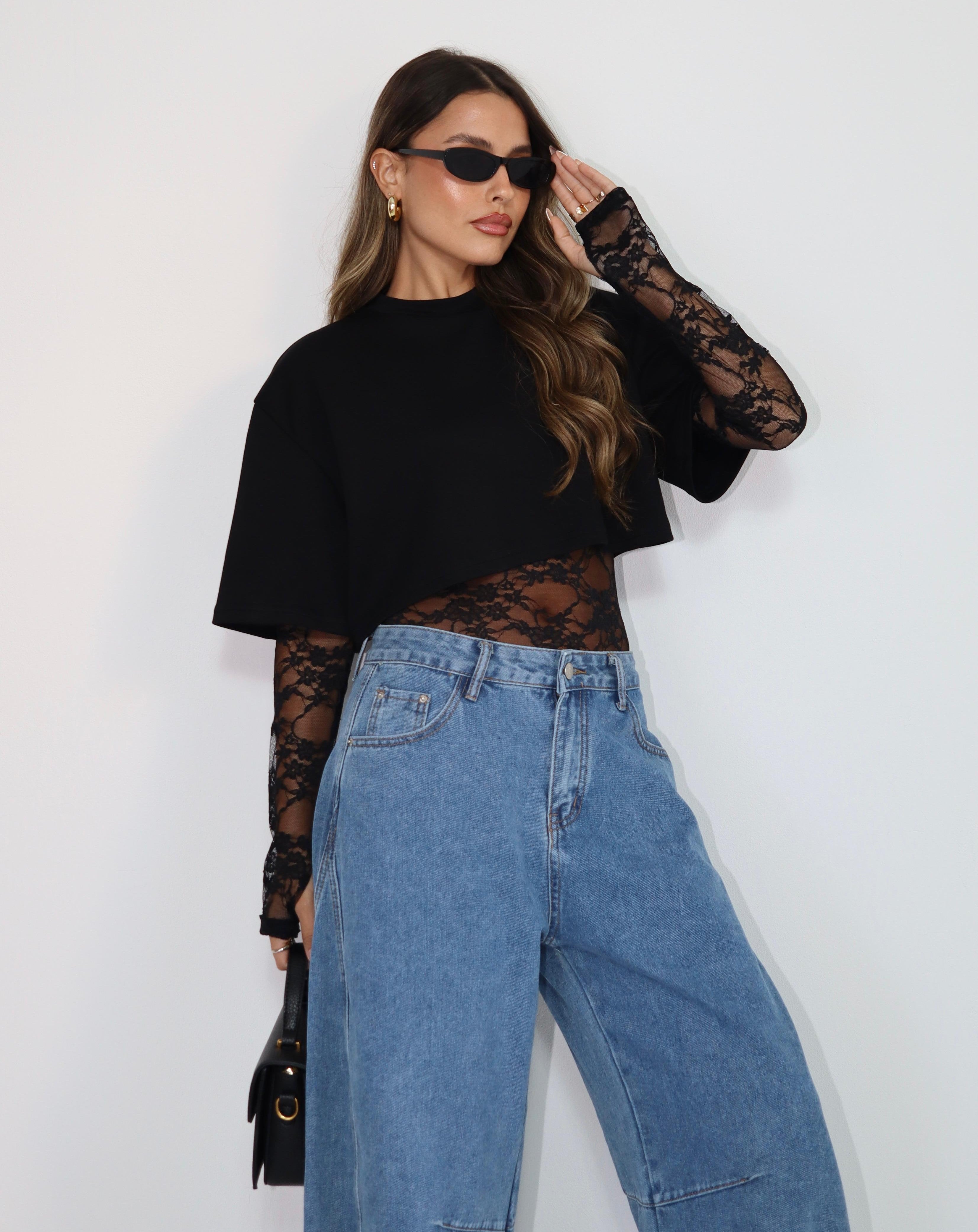 בגד גוף Rif תחרה