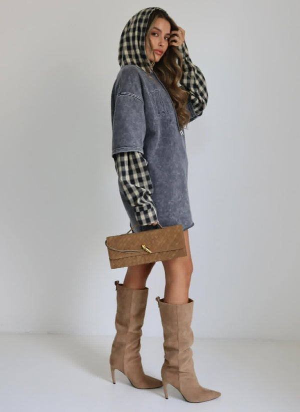 חולצת קפוצ’ון Vino בגזרת אוברסייז