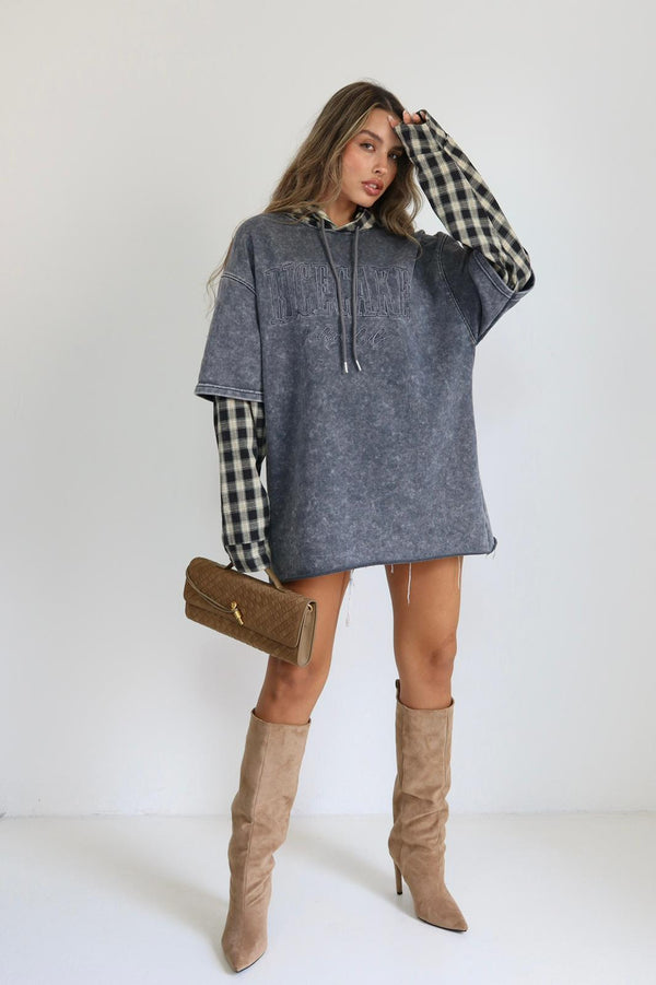 חולצת קפוצ’ון Vino בגזרת אוברסייז