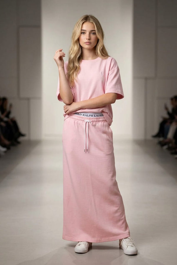 חליפת Kerem צבע ורוד סט קזואל לנשים