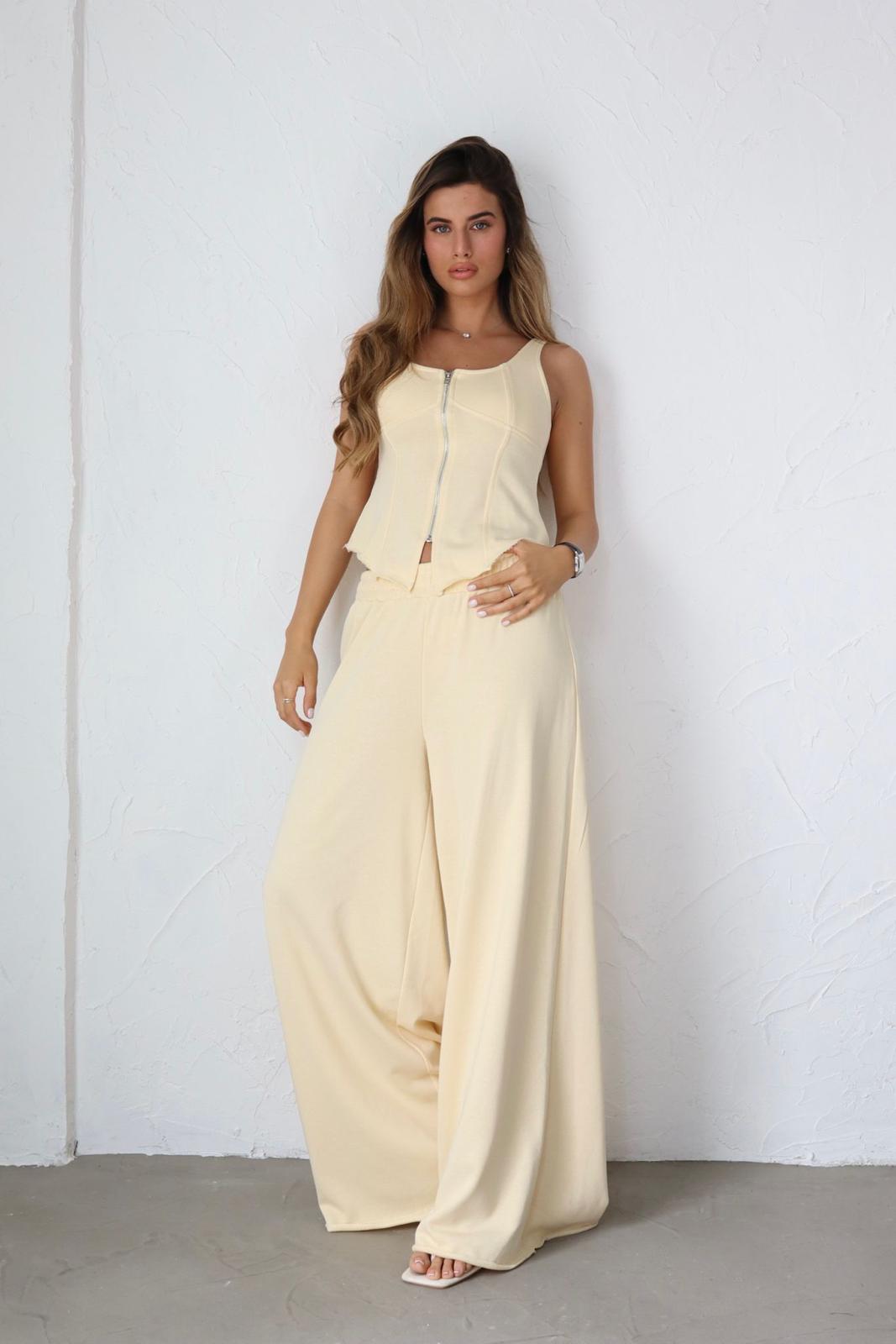 חליפת Matar צהוב בהיר לוק קיץ