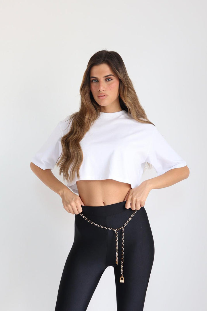 חולצת קרופ לנשים ללוק יומיומי
