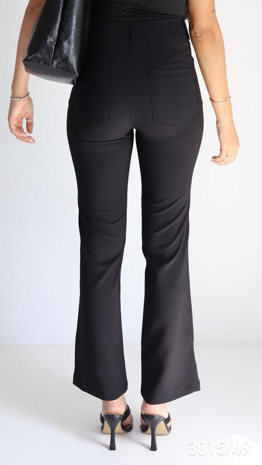 	מכנס שחור אופנתי לנשים דגם Sexso 3015 לוק אלגנטי ונקי