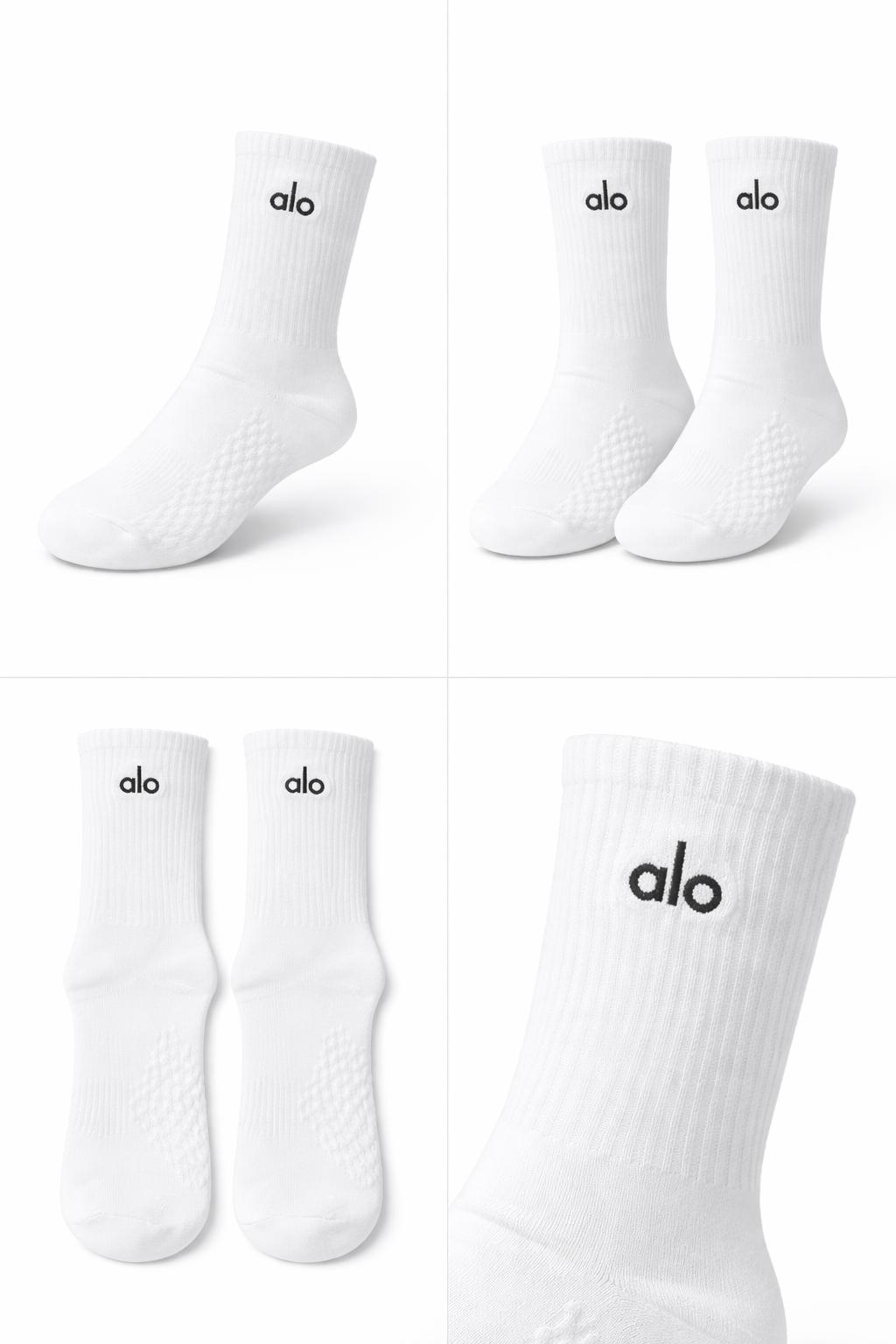 גרבי Alo סט זוג לבן נשים