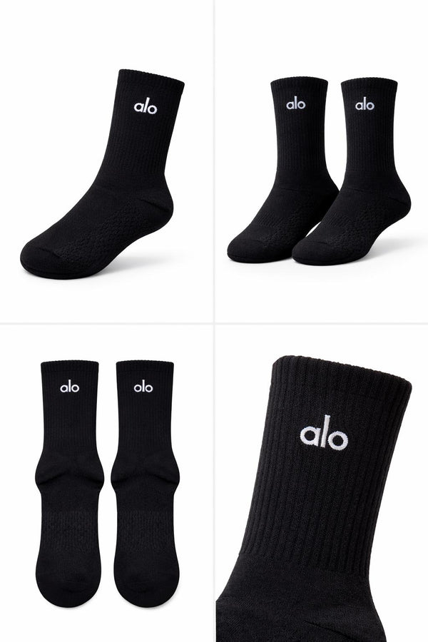 גרבי Alo סט זוג שחור נשים