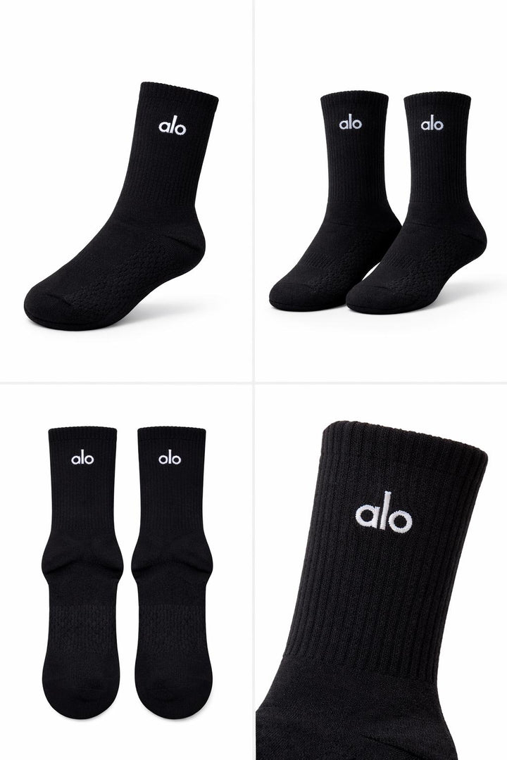 גרבי Alo סט זוג שחור נשים