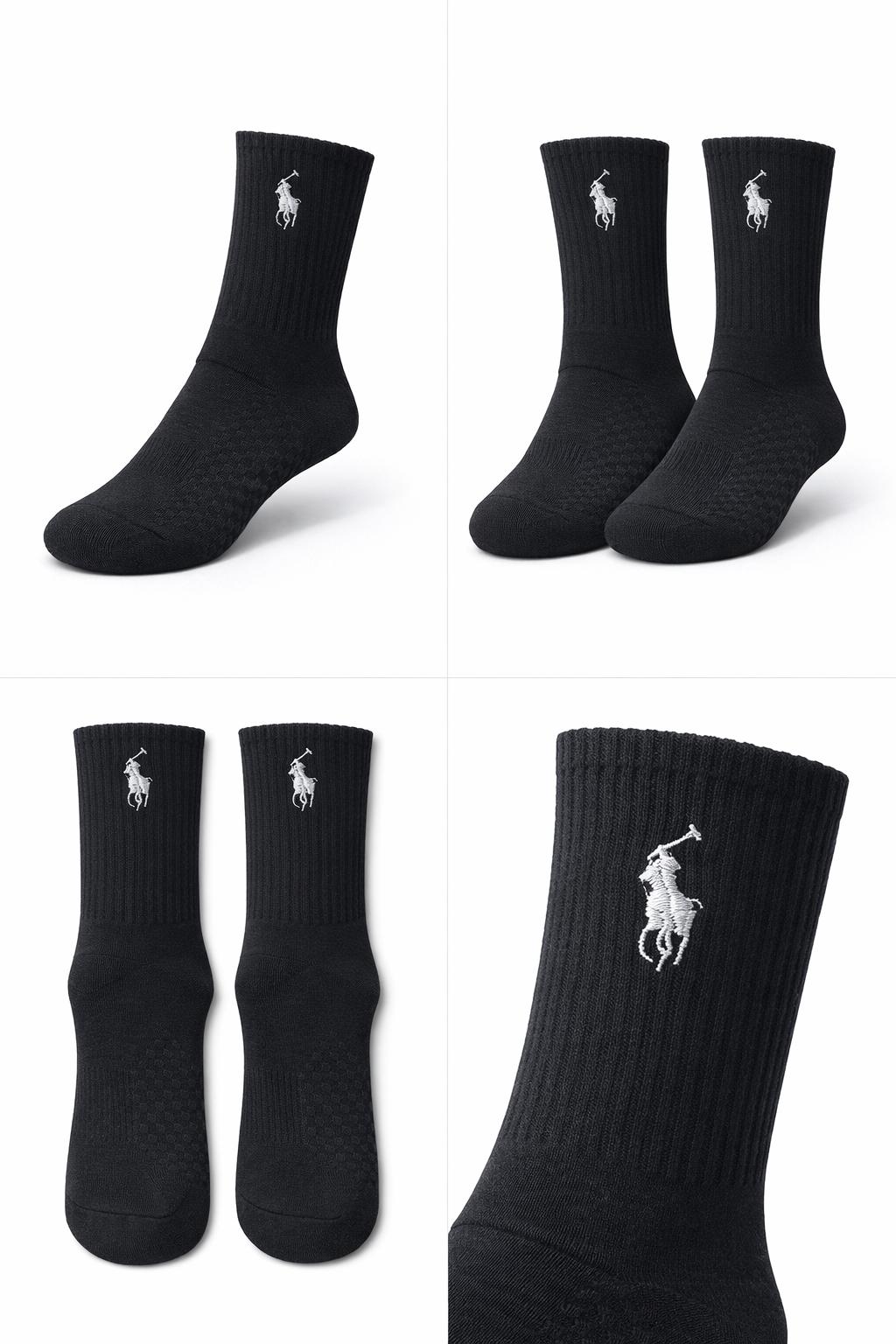 גרבי POLO סט זוג שחור נשים