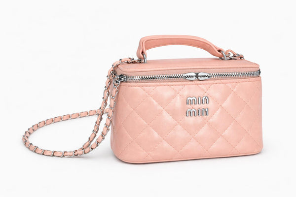 תיק Mino ורוד עם שרשרת