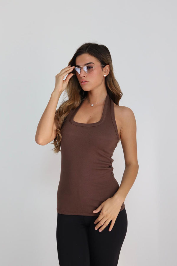 גופיית הלטר לנשים דגם Koli בגזרה צמודה עם גב פתוח