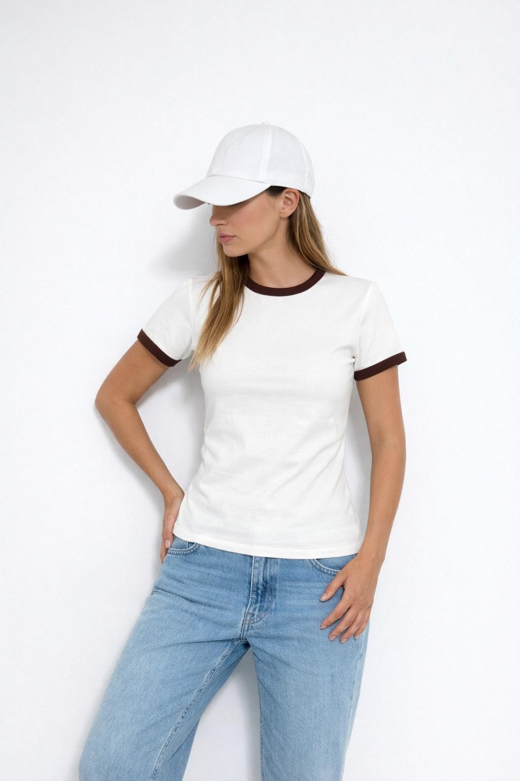 טי שירט נשים קצרה אופנתית