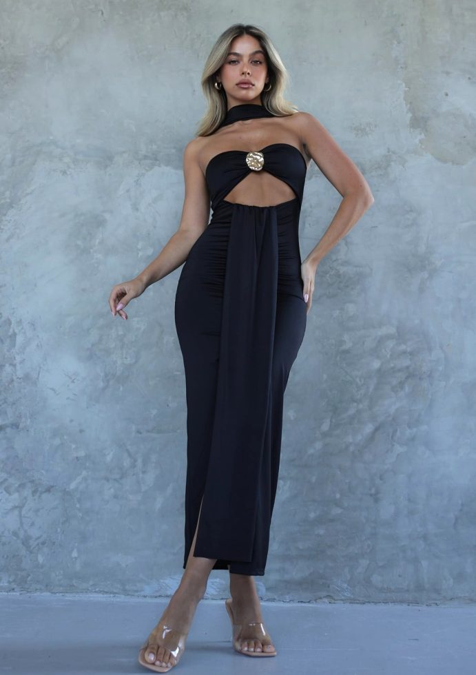 black dress