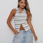 גופיית stripe