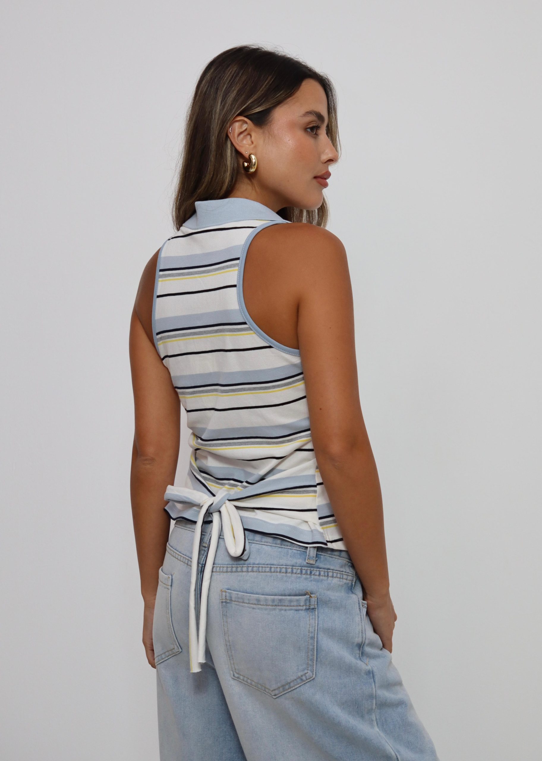 גופיית stripe
