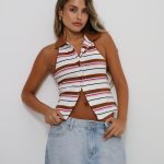 גופיית stripe
