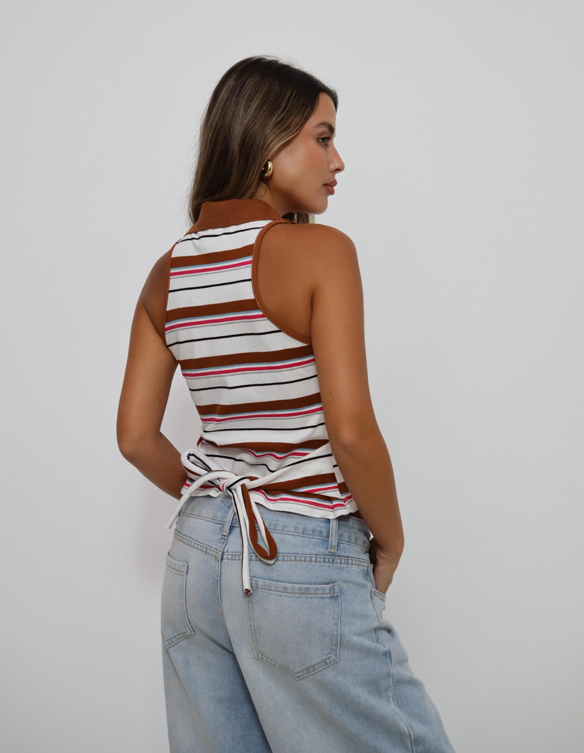 גופיית stripe