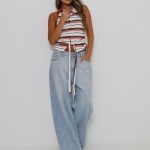 גופיית stripe