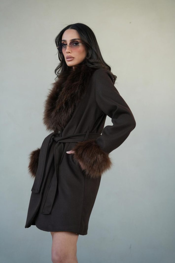 ג'קט צמר פרווה Peri