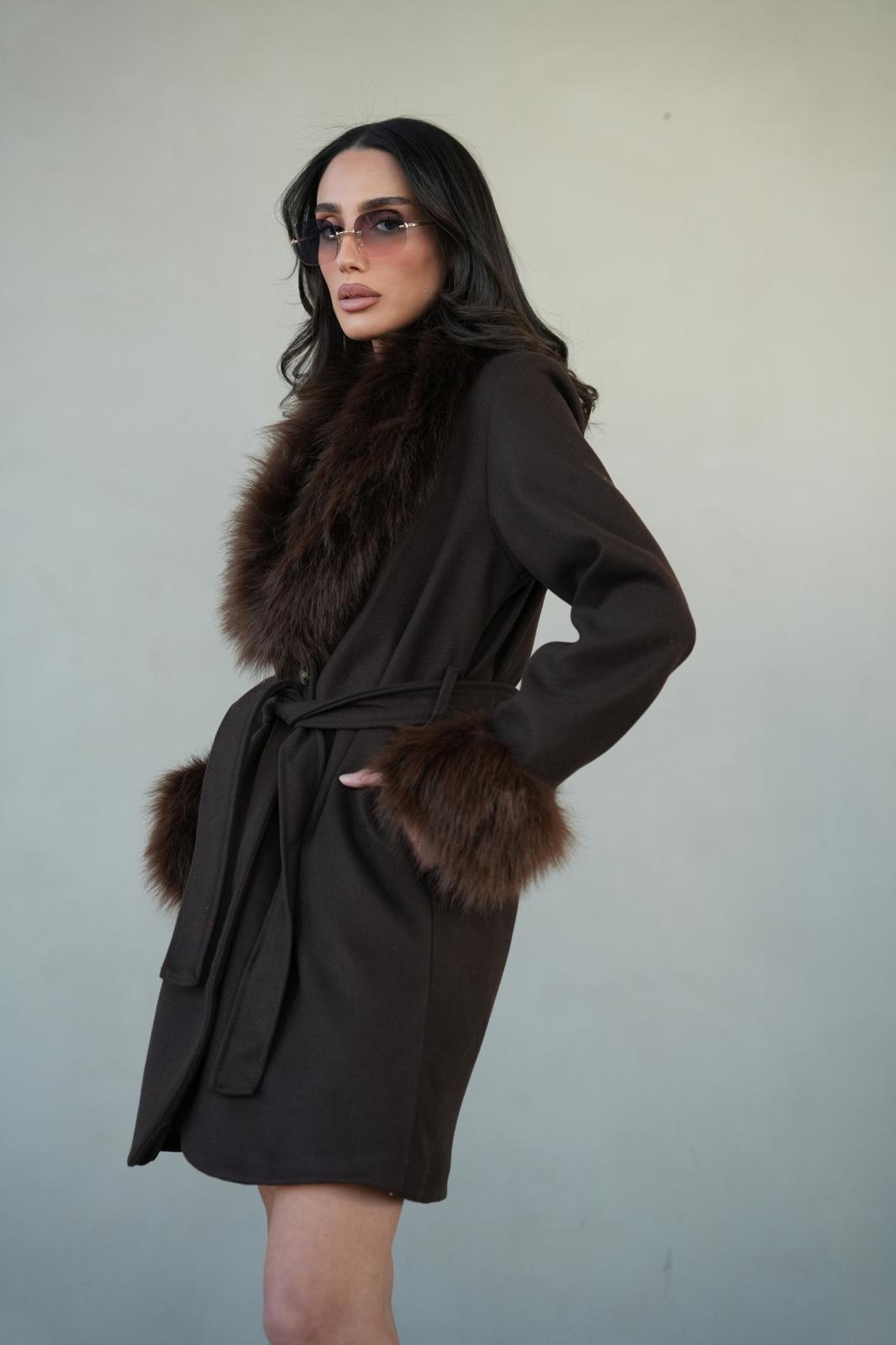 ג'קט צמר פרווה Peri