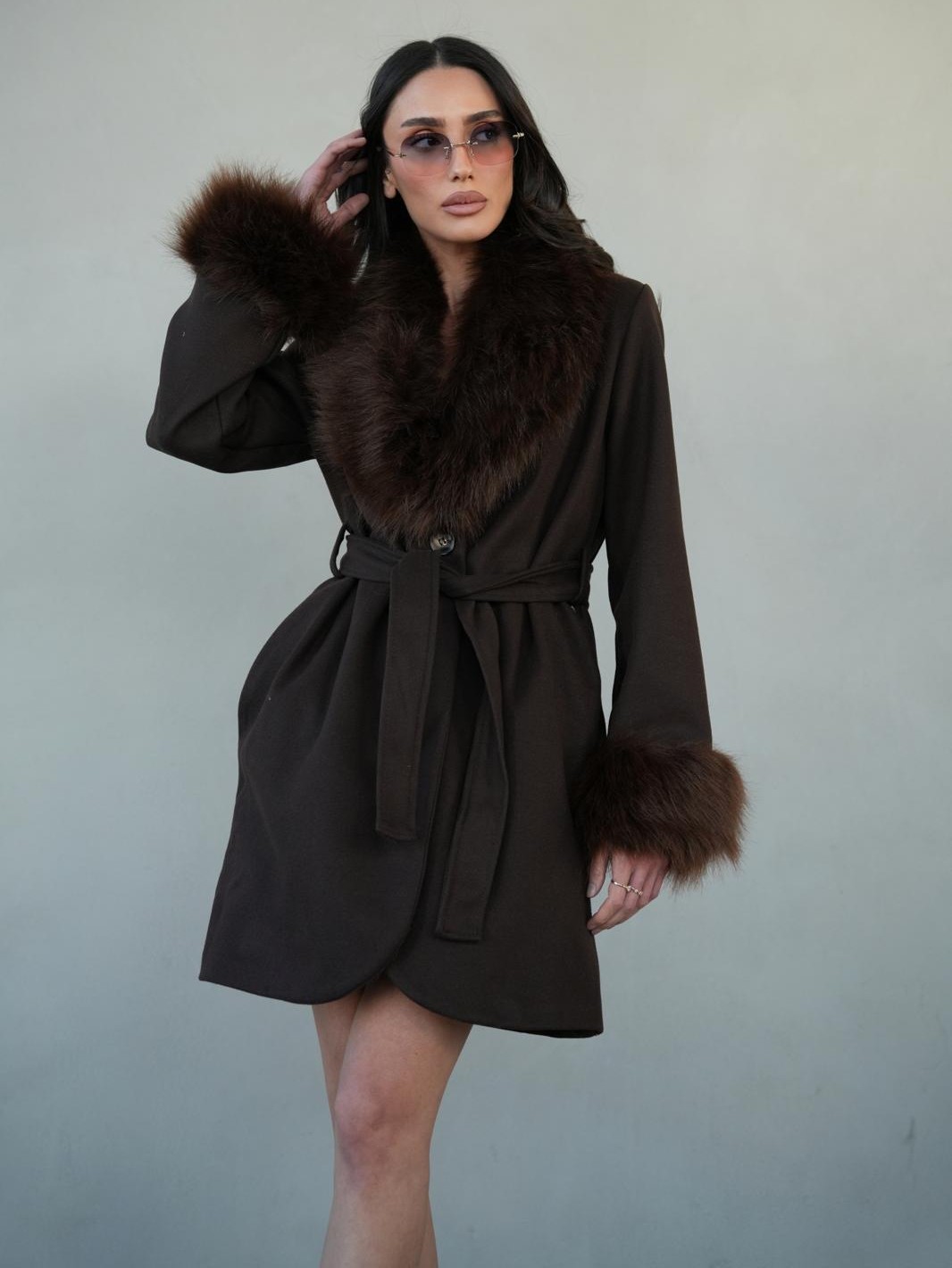 ג'קט צמר פרווה Peri