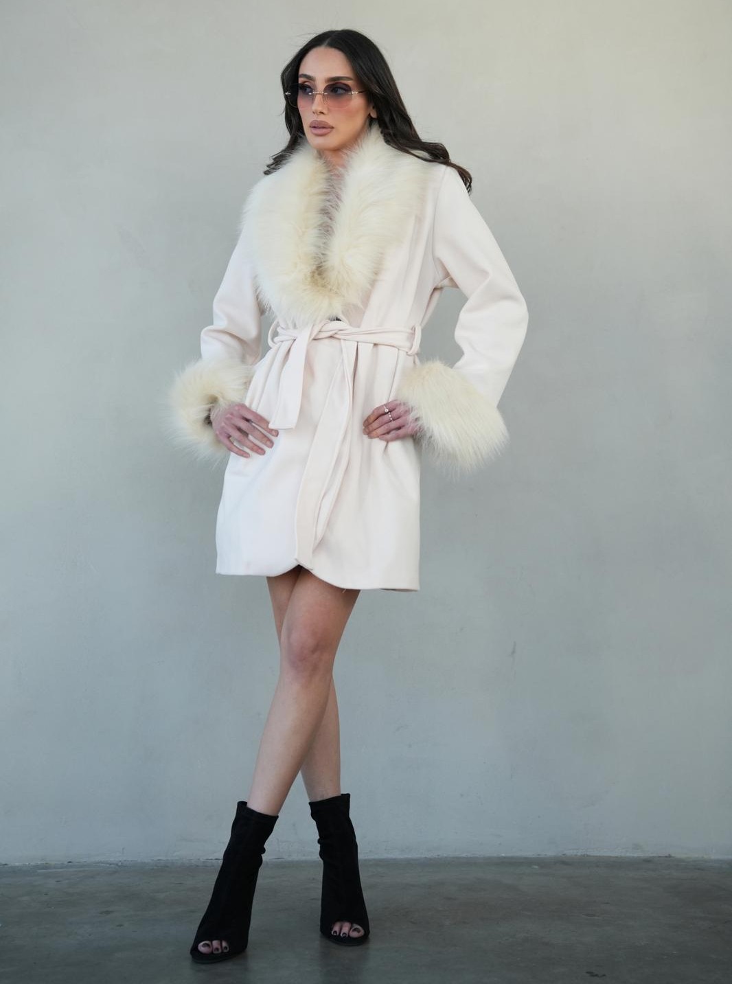 ג'קט צמר פרווה Peri