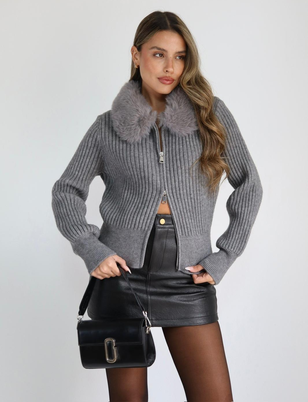 קרדיגן פרווה לנשים