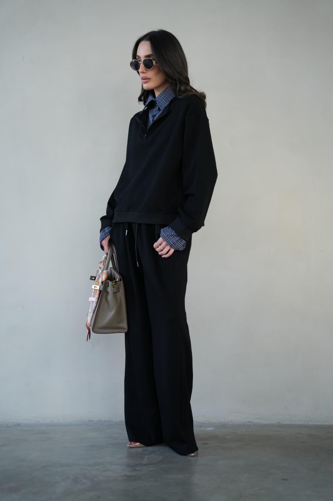 חליפת Rosi לנשים עם צווארון מכופתר